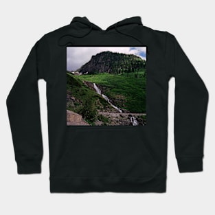 Haystack Falls, Glacier N.P., Montana Hoodie